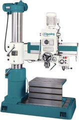 Clausing - 29-1/2" Swing, Geared Head Radial Arm Drill Press - 6 Speed, 2 hp, Three Phase - Eagle Tool & Supply