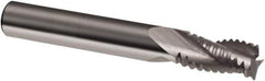 Guhring - 5/8", 1-1/4" LOC, 5/8" Shank Diam, 3-1/2" OAL, 3 Flute, Solid Carbide Square End Mill - Single End, Uncoated, Spiral Flute, 30° Helix, Right Hand Cut, Right Hand Flute, Series 3184 - Eagle Tool & Supply