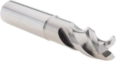 Iscar - 1/2", 3 Flute, Single End, Solid Carbide, 0.03" Corner Radius End Mill - 3" OAL, Right Hand Flute, 3/4" LOC, Right Hand Cut, 1-1/2" Extended Reach - Eagle Tool & Supply