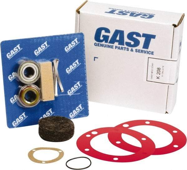 Gast - Air Actuated Motor Accessories Type: Repair Kit For Use With: 6AM-NRV-7A & 6AM-NRV-7B - Eagle Tool & Supply