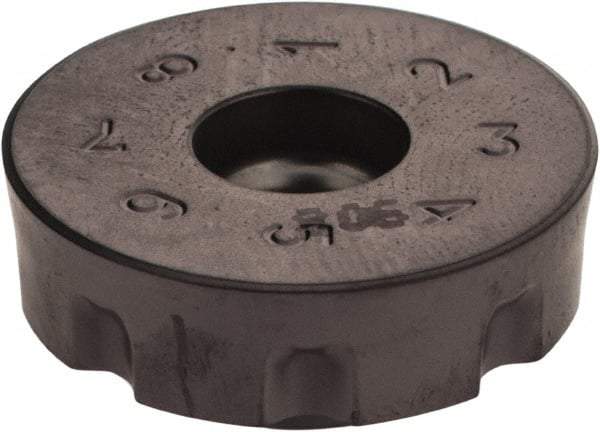 Iscar - RCMW2005 T Grade IC908 Carbide Milling Insert - TiAlN Finish, 0.2165" Thick, 20mm Inscribed Circle - Eagle Tool & Supply