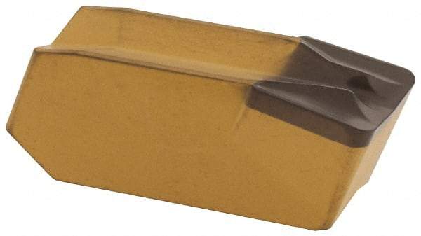 Iscar - 608GIMF Grade IC5010, 6mm Cutting Width Carbide Grooving Insert - 3.6mm Max Depth of Cut, Neutral, 0.8mm Corner Radius, TiCN/Al2O3/TiN Finish - Eagle Tool & Supply