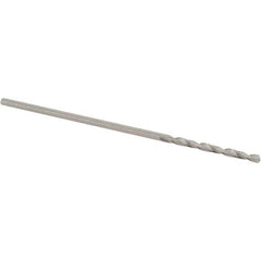 Walter-Titex - 0.98mm 118° High Speed Steel Jobber Drill - Bright Finish, Right Hand Cut, Spiral Flute, Straight Shank, 34mm OAL, N Point - Eagle Tool & Supply