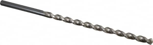 Walter-Titex - 8.5mm 130° 2-Flute High Speed Steel Extra Length Drill Bit - Eagle Tool & Supply