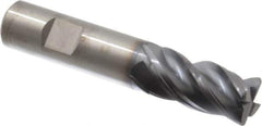 Kennametal - 3/4", 4 Flute, Solid Carbide, 0.06" Corner Radius End Mill - 4" OAL, 1-1/2" LOC - Eagle Tool & Supply