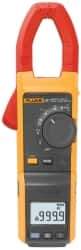 Fluke - 381, CAT IV, CAT III, Digital True RMS Clamp Meter with 1.3386" Clamp On Jaws - 1000 VAC/VDC, 999.9 AC/DC Amps, Measures Voltage, Current - Eagle Tool & Supply