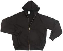PRO-SAFE - Size M General Purpose Jacket - Black, Cotton, Zipper Closure - Eagle Tool & Supply