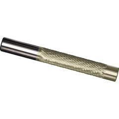 Made in USA - 3/16" Diam, 2" LOC, Solid Carbide Diamond Pattern Router Bit - Right Hand Cut, 3" OAL, 3/16" Shank Diam, Use on Cast Iron, Stainless, Steel, Titanium - Eagle Tool & Supply