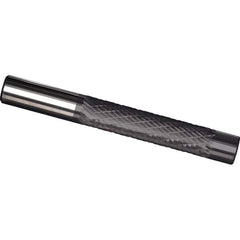 Made in USA - 1/8" Diam, 1" LOC, Solid Carbide Diamond Pattern Router Bit - Right Hand Cut, 3" OAL, 1/8" Shank Diam, Use on Cast Iron, Stainless, Steel, Titanium - Eagle Tool & Supply