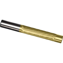 Made in USA - 1/8" Diam, 1" LOC, Solid Carbide Diamond Pattern Router Bit - Right Hand Cut, 3" OAL, 1/8" Shank Diam, Use on Cast Iron, Stainless, Steel, Titanium - Eagle Tool & Supply