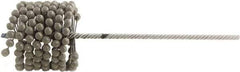 Brush Research Mfg. - 3-1/2" to 3-3/4" Bore Diam, 60 Grit, Aluminum Oxide Flexible Hone - Coarse, 13-1/2" OAL - Eagle Tool & Supply