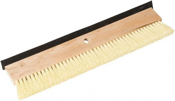 SEYMOUR-MIDWEST - Polypropylene Surface Preparation Coating Brush - 5" Wide, Wood Block, Tapered or Threaded Handle - Eagle Tool & Supply