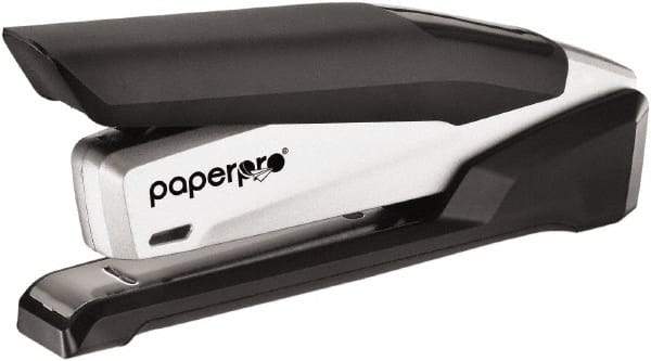 PaperPro - 28 Sheet Full Strip Desktop Stapler - Black/Silver - Eagle Tool & Supply