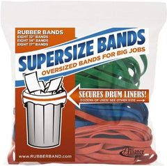 Alliance - 12" Circumference, 1/4" Wide, Heavy-Duty Band Rubber Band Strapping - 24 Pieces - Eagle Tool & Supply