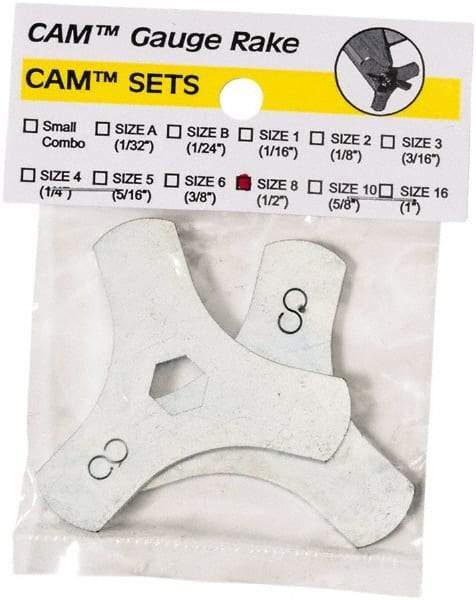 SEYMOUR-MIDWEST - 2 Piece, 3 Setting, Size 8 Gauge Rake Cam Set - Use with Seymour Midwest, #57001, #57002, #57010, #57011, #57012 - Eagle Tool & Supply