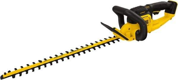 DeWALT - Battery Hedge Trimmer - 22" Cutting Width, 20 Volts - Eagle Tool & Supply