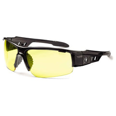 DAGR Yellow Lens Black Safety Glasses - Eagle Tool & Supply