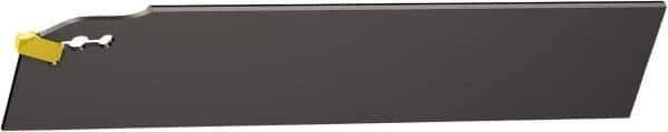 Sandvik Coromant - 1.2559" Blade Height, 0.0886" Blade Width, 5.9055" OAL, Neutral Cut, Single End Indexable Cut-Off Blade - 33mm Max Depth of Cut, QD-NN1..A Blade, CoroCut QD Series - Eagle Tool & Supply