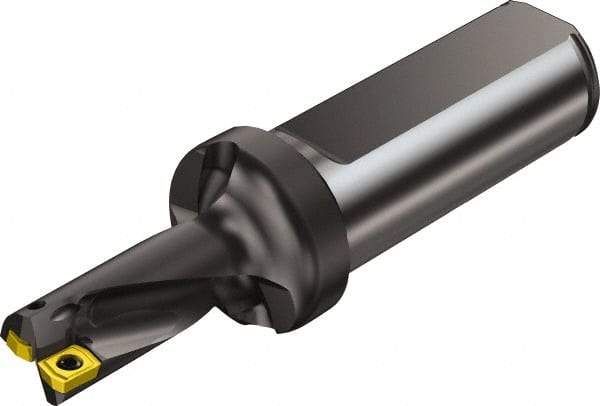 Sandvik Coromant - 70mm Max Drill Depth, 2xD, 33mm Diam, Indexable Insert Drill - 2 Inserts, 40mm Shank Diam, Flange Shank - Eagle Tool & Supply