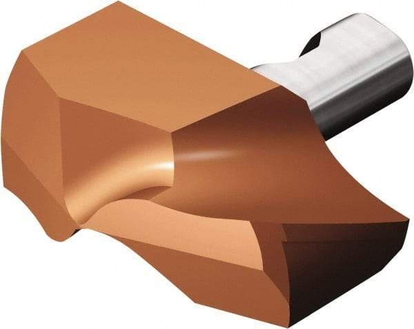 Sandvik Coromant - Series CoroDrill 870, 17.8mm Diam Grade 3234 142° Replaceable Drill Tip - Carbide, TiAlN Finish, 17 Seat Size - Eagle Tool & Supply