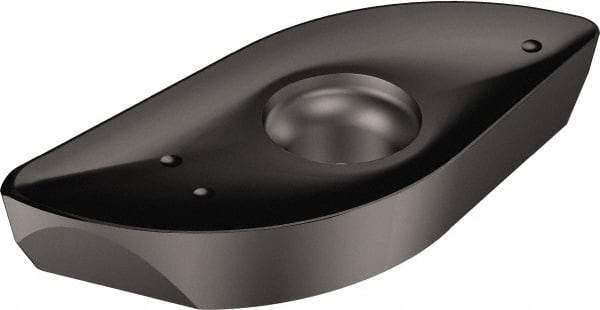 Sandvik Coromant - RA2163206 M-M Grade 1010 Carbide Milling Insert - TiAlN2 Finish, 1/4" Thick, 5/8" Corner Radius - Eagle Tool & Supply