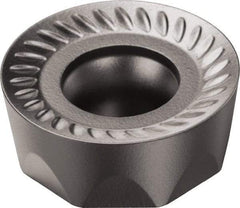 Sandvik Coromant - RCKT1606M0 WM Grade H10F Carbide Milling Insert - Uncoated, 6.35mm Thick, 16mm Inscribed Circle, 8mm Corner Radius - Eagle Tool & Supply