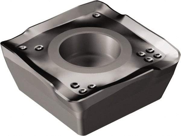 Sandvik Coromant - 490R08T308 PL Grade 1010 Carbide Milling Insert - TiAlN2 Finish, 3.3mm Thick, 8.5mm Inscribed Circle, 0.8mm Corner Radius - Eagle Tool & Supply