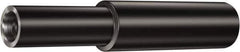 Sandvik Coromant - Coromant EH 1/2" Straight Shank Milling Tip Insert Holder & Shank - 1/4" Projection, 0.362" Neck Diam, E10 Neck Thread, 9.15mm Nose Diam, 2" OAL, Steel AExx-Axx..SS Tool Holder - Eagle Tool & Supply