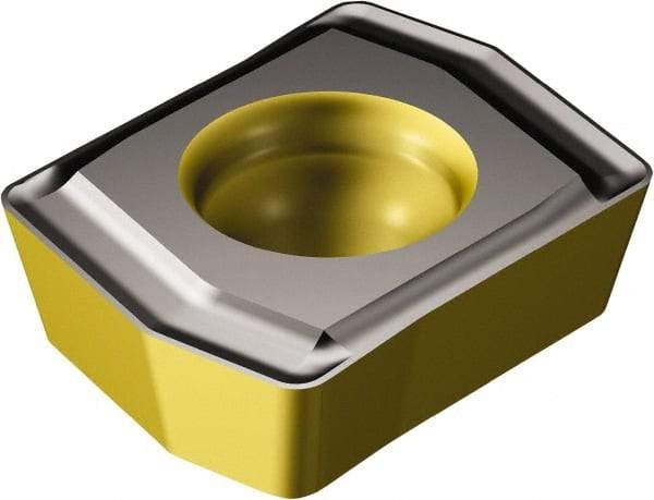 Sandvik Coromant - 880010204 LM Grade 4334 Carbide Indexable Drill Insert - TiCN/Al2O3/TiN Finish, Parallelogram, 4.8mm Inscribed Circle - Eagle Tool & Supply