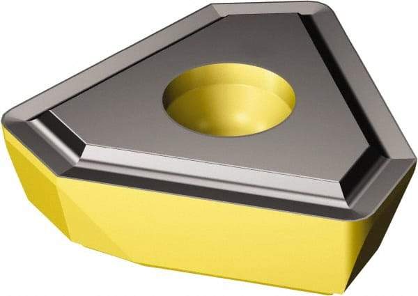 Sandvik Coromant - TPGX28 L Grade 4235 Carbide Indexable Drill Insert - TiCN/Al2O3/TiN Finish, Triangle, 17mm Inscribed Circle - Eagle Tool & Supply