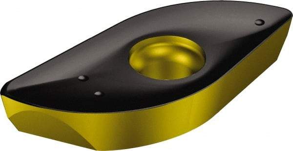 Sandvik Coromant - RA21619T3 M-M Grade 4240 Carbide Milling Insert - TiCN/Al2O3/TiN Finish, 5/32" Thick, 3/8" Corner Radius - Eagle Tool & Supply