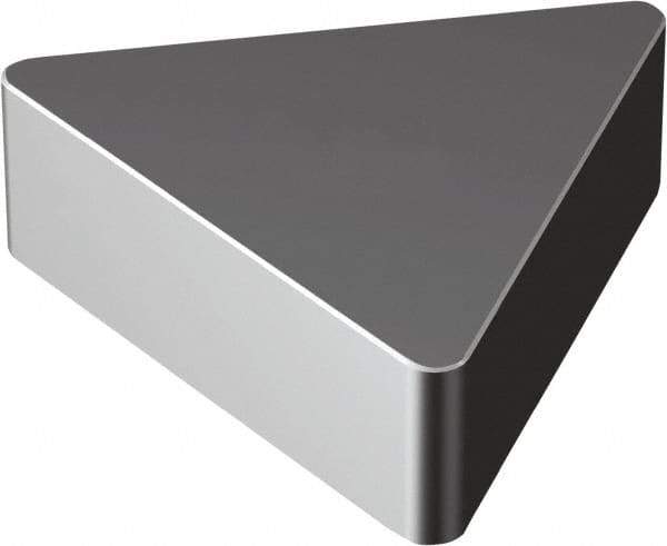 Sandvik Coromant - TNGA432 Grade 650 Ceramic Turning Insert - TiN Finish, 60° Triangle, 1/2" Inscr Circle, 3/16" Thick, 1/32" Corner Radius - Eagle Tool & Supply