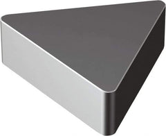Sandvik Coromant - TNGA432 Grade 650 Ceramic Turning Insert - TiN Finish, 60° Triangle, 1/2" Inscr Circle, 3/16" Thick, 1/32" Corner Radius - Eagle Tool & Supply
