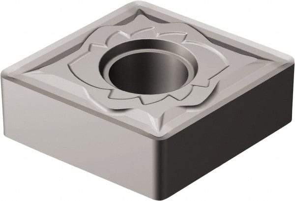 Sandvik Coromant - CNMG643 SMR Grade H13A Carbide Turning Insert - 80° Diamond, 3/4" Inscr Circle, 1/4" Thick, 3/64" Corner Radius - Eagle Tool & Supply