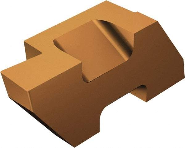 Sandvik Coromant - 3TLG Grade 1125, 1.19mm Cutting Width Carbide Grooving Insert - 1.91mm Max Depth of Cut, Left Hand, 0.19mm Corner Radius, TiCrAlN/TiAlN Finish - Eagle Tool & Supply