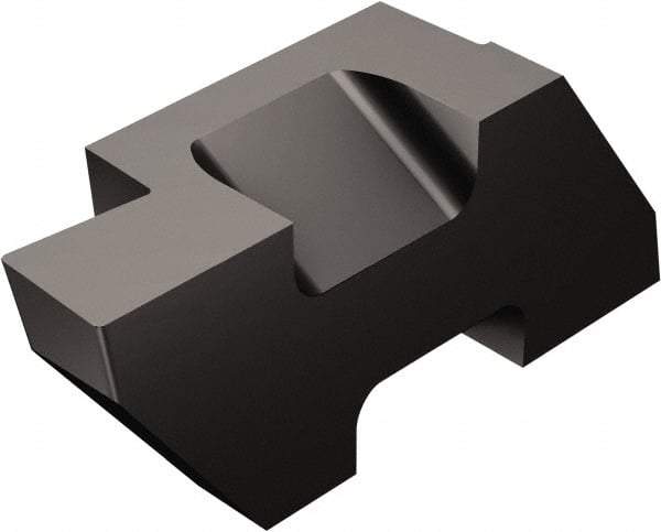 Sandvik Coromant - 4250TLG Grade 3020, 1/4" Cutting Width Carbide Grooving Insert - 1/4" Max Depth of Cut, Left Hand, 0.57mm Corner Radius, TiCN/Al2O3 Finish - Eagle Tool & Supply
