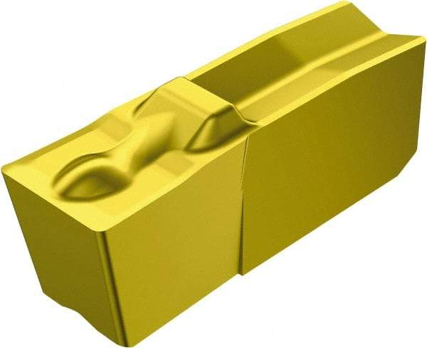 Sandvik Coromant - 18540N151.3 4G Grade 235, 4.7mm Cutting Width Carbide Grooving Insert - Neutral, 0.56mm Corner Radius, TiCN/TiN Finish - Eagle Tool & Supply