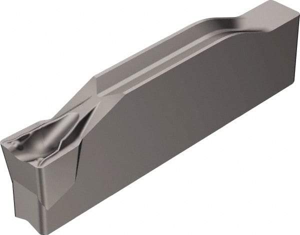 Sandvik Coromant - K1N123x1 TF Grade H13A, 6mm Cutting Width Carbide Grooving Insert - 3.4mm Max Depth of Cut, Neutral, 0.4mm Corner Radius, Uncoated - Eagle Tool & Supply