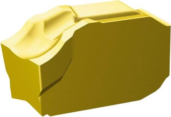 Sandvik Coromant - QD-NK CO Grade 1135, 6mm Cutting Width Carbide Cutoff Insert - 0.2mm Corner Radius, TiCN/Al2O3/TiN Finish - Eagle Tool & Supply