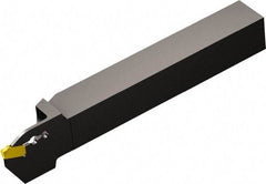 Sandvik Coromant - External Thread, 1.3" Max Depth of Cut, 3mm Min Groove Width, 5" OAL, Right Hand Indexable Grooving Cutoff Toolholder - 3/4" Shank Height x 3/4" Shank Width, QD-NG-0300-0002-CM Insert Style, QD-RF..S Toolholder Style, Series CoroCut QD - Eagle Tool & Supply