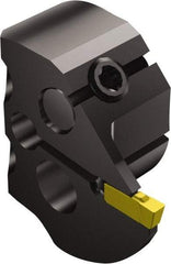 Sandvik Coromant - 570-xxR/L151.3 Insert, 14mm Head Length, Modular Grooving Cutting Unit Head - Left Hand Cut, System Size 32, Through Coolant, Series T-Max Q-Cut - Eagle Tool & Supply