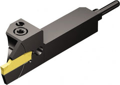Sandvik Coromant - 0.43" Max Depth, Internal or External Left Hand Indexable Grooving Toolholder - Eagle Tool & Supply