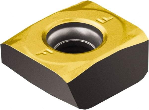 Sandvik Coromant - N260.81204 L Grade 3330 Carbide Milling Insert - TiCN/Al2O3/TiN Finish, 12.7mm Thick, 1.8mm Corner Radius - Eagle Tool & Supply