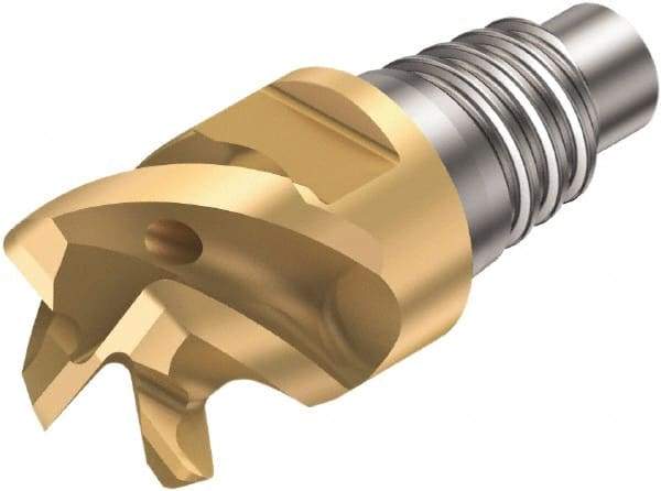 Sandvik Coromant - A316..SM..C..P Grade 1030 Carbide End Milling Tip Insert - TiAlN Finish, 4 Flutes, 15.88mm Cutting Diam, 10mm Depth of Cut, 0.031" Cnr Rad, 50° Helix - Eagle Tool & Supply