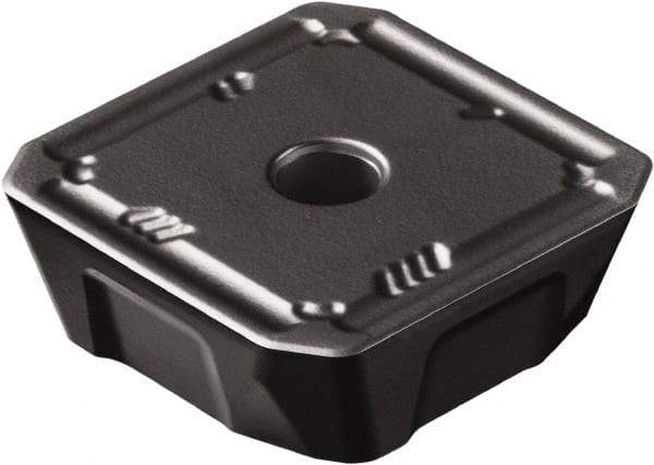 Sandvik Coromant - 360R2807 KH Grade 3040 Carbide Milling Insert - TiCN/Al2O3 Finish, 7.94mm Thick, 28mm Inscribed Circle, 1.7mm Corner Radius - Eagle Tool & Supply