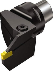 Sandvik Coromant - N151.2-500- 5E Insert, 75mm Head Length, Modular Grooving Cutting Unit Head - Left Hand Cut, System Size C6, Through Coolant, Series T-Max Q-Cut Cutting Unit for Parting & Grooving - Eagle Tool & Supply