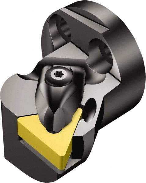 Sandvik Coromant - Left Hand, 40 TNMG 332 Modular Turning and Profiling Cutting Unit Head - Wedge Clamp Holding Method, 1.9685 Inch Hole Diameter, Through Coolant - Eagle Tool & Supply