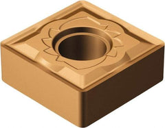 Sandvik Coromant - SNMG431 SM Grade 1125 Carbide Turning Insert - TiAlN/AlCr2O3 Finish, 90° Square, 1/2" Inscr Circle, 3/16" Thick, 1/64" Corner Radius - Eagle Tool & Supply