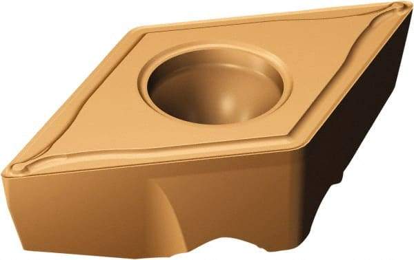 Sandvik Coromant - TRDC1304 F Grade 1125 Carbide Turning Insert - TiAlN/AlCr2O3 Finish, 55° Diamond, 11mm Inscr Circle, 5.525mm Thick, 1/64" Corner Radius - Eagle Tool & Supply