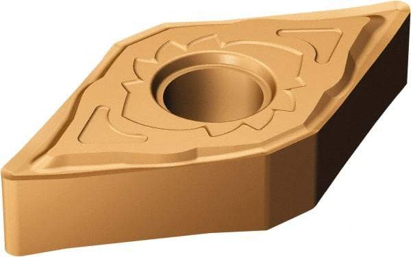 Sandvik Coromant - DNGG443 SGF Grade 1115 Carbide Turning Insert - 55° Diamond, 1/2" Inscr Circle, 1/4" Thick, 3/64" Corner Radius - Eagle Tool & Supply